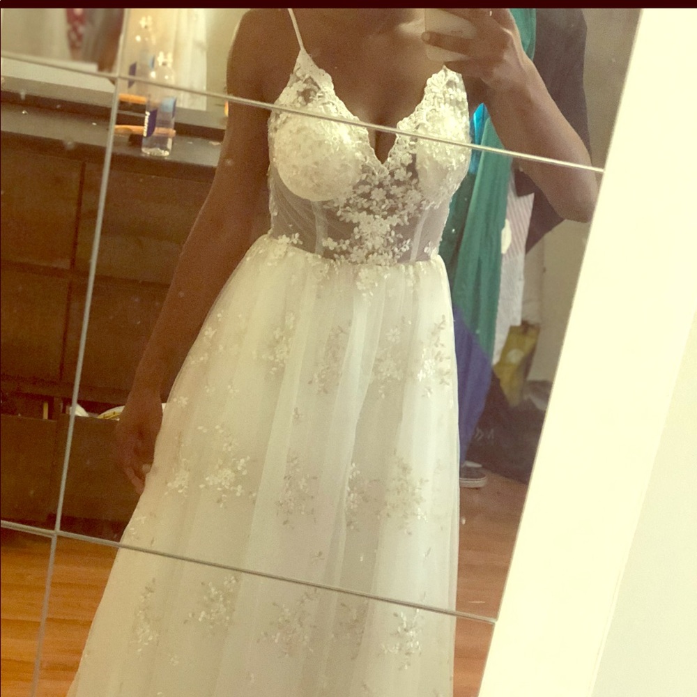 Bohemian wedding dress